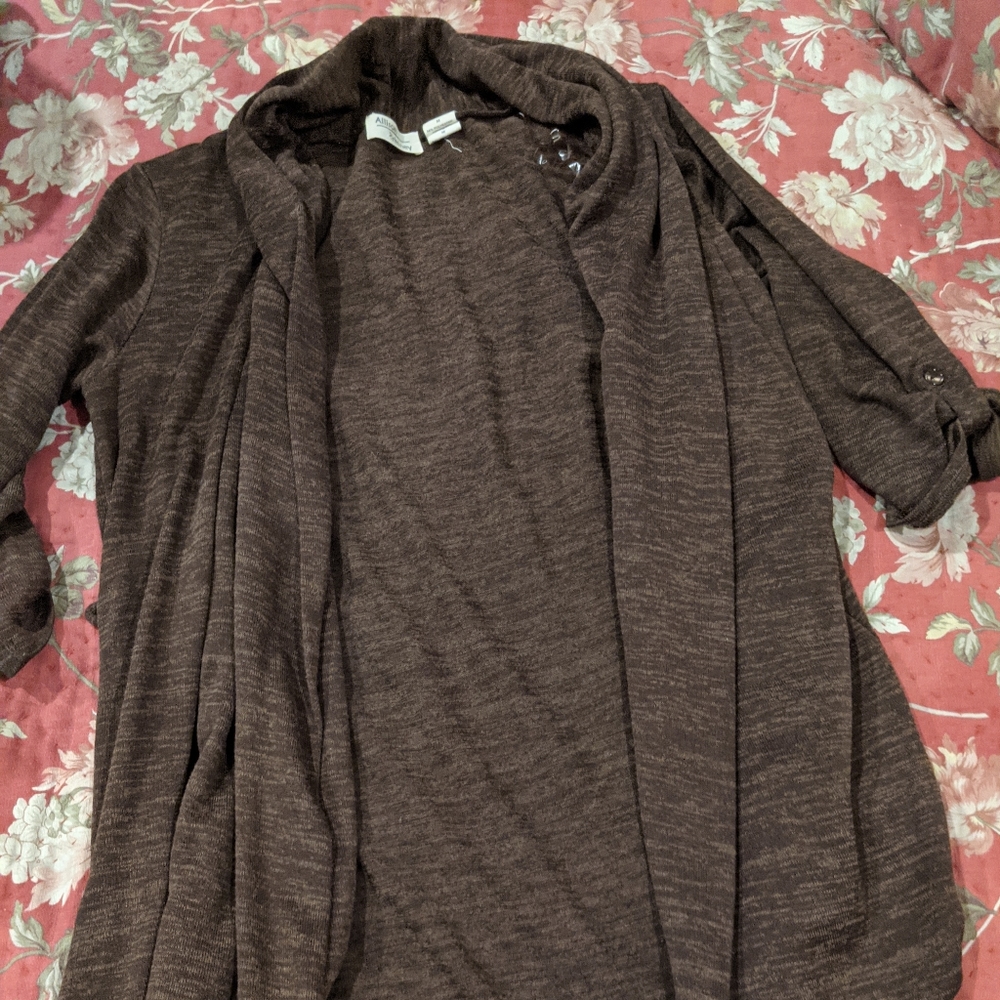Brown cardigan
